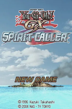 Yu-Gi-Oh! GX - Spirit Caller (USA) (En,Ja) screen shot title